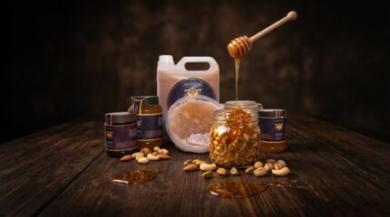 عسل السدر الدوعني مع شمع / القروف