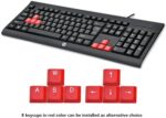 ⁦مجموعة ماوس و لوحة مفاتيح ألعاب سلكية HP km100 USB⁩ - الصورة ⁦5⁩