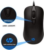 ⁦مجموعة ماوس و لوحة مفاتيح ألعاب سلكية HP km100 USB⁩ - الصورة ⁦4⁩
