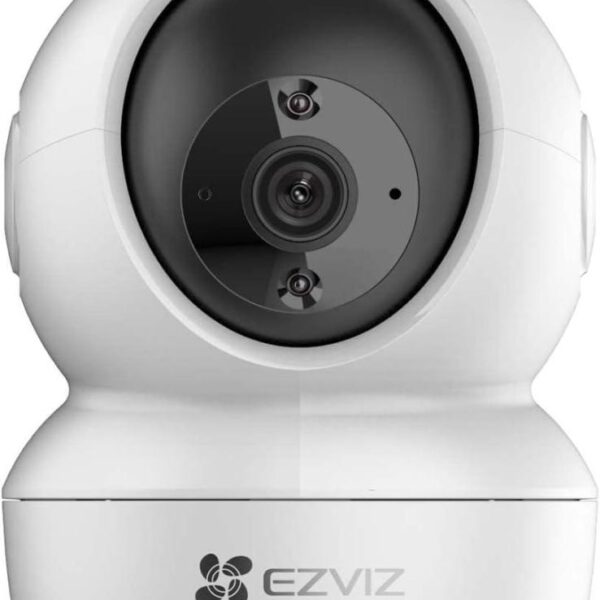 كاميرا قبة واي فاي EZVIZ H6C Pro بدقة 6MP مع رؤية بانورامية 360° وتتبع ذكي.