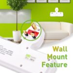 مشترك كهربائي HOMEBEST أبيض بثلاث منافذ - Image 3