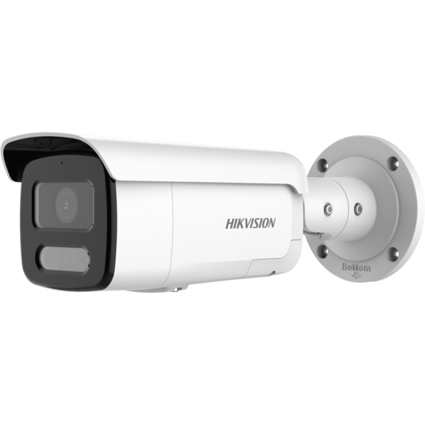 كاميرا مراقبة HIKVISION بولت 8 ميجا IP بعدسة ثابتة 2.8مم أو 4مم, رؤية ليلية ملونة مع ميكروفون مدمج