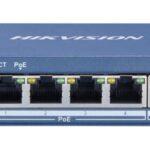 سويتش HIKVISION غير مُدار PoE بسرعة جيجابت مع 4 منافذ