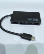 موزع USB 3.0 من النوع النحيف TULTRA – 4 منافذ، منفذ Type-C 3.1، سرعة 5 جيجابت – موديل AL503 - Image 4