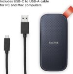 قرص SSD خارجي محمول من SanDisk بسعة 1 تيرابايت – سرعة قراءة 800 ميجابايت/ثانية - Image 5