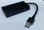 ⁦موزع USB 3.0 من FUJISHKA بأربعة منافذ – سرعة 5 جيجابت – موديل FJHU309⁩ - الصورة ⁦3⁩