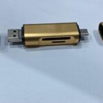 محول TYPE-C إلى USB + Microمحول تايب سي إلى يو إس بي + مايكرو يو إس بي + بطاقة إس دي – موديل AL989 USB + بطاقة SD