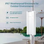 ⁦TP-Link EAP650-Outdoor نقطة وصول خارجية أومادا Wi-Fi 6 AX3000⁩ - الصورة ⁦5⁩