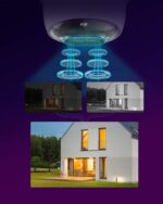 ⁦كاميرا مراقبة خارجية Wi-Fi بعدستين بدقة عالية مع رؤية ليلية ملونة وذكاء اصطناعي⁩ - الصورة ⁦3⁩
