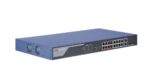 سويتش HIKVISION PoE بمدى طويل، 16 منفذ