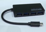 موزع USB 3.0 من النوع النحيف TULTRA – 4 منافذ، منفذ Type-C 3.1، سرعة 5 جيجابت – موديل AL503 - Image 2