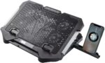 قاعدة تبريد للألعاب S500 RGB مع حامل جوال وشاشة عرض - Image 5