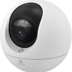 كاميرا EZVIZ 3K+ 5MP ذكية مع تتبع الحركة والصوت ودعم Wi-Fi مزدوج