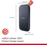 قرص SSD خارجي محمول من SanDisk بسعة 1 تيرابايت – سرعة قراءة 800 ميجابايت/ثانية - Image 2