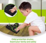 مشترك كهربائي HOMEBEST أسود بثلاث منافذ - Image 4