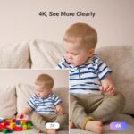 ⁦كاميرا EZVIZ 3K+ 5MP ذكية مع تتبع الحركة والصوت ودعم Wi-Fi مزدوج⁩ - الصورة ⁦7⁩