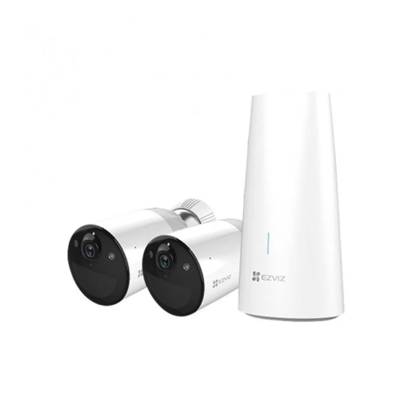 كاميرا EZVIZ BC1 لاسلكية خارجية 1080p ببطارية 12,900mAh ودعم الطاقة الشمسية