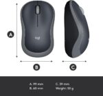 ماوس لاسلكي لوجيتك M185 - Image 2