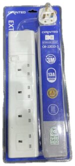موزع طاقة ORINTED بأربعة منافذ مع كابل 3 أمتار – موديل 21023